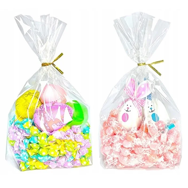 Pevné a odolné celofánové sáčky 15x20cm na bonbony 