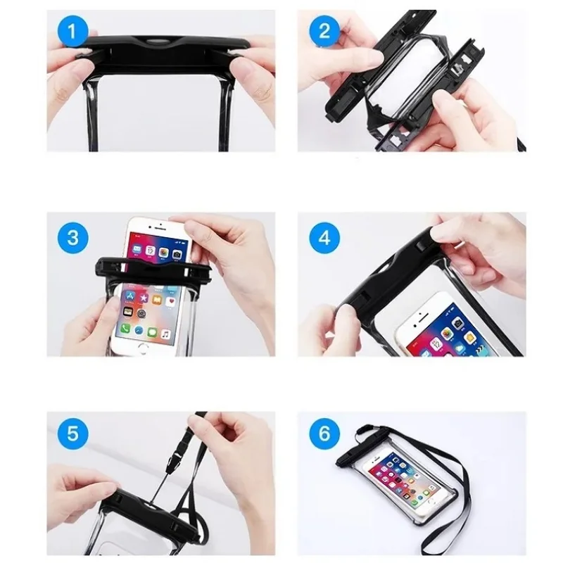 Průhledné pouzdro na mobilní telefon pod vodu RO1112