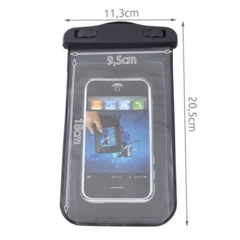 Vodotěsné pouzdro na telefon, bankovky