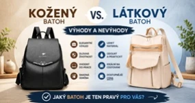 Kožený nebo látkový batoh? Jaký materiál je nejlepší?