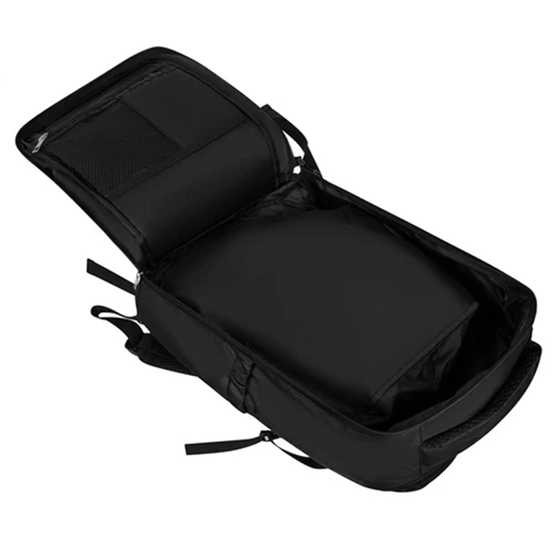 Cestovní batoh 40 × 20 × 25 cm s USB portem Trizand 27651 černý