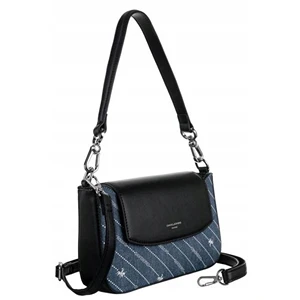 Elegantní dámská kabelka přes rameno David Jones CH21051 modročerná