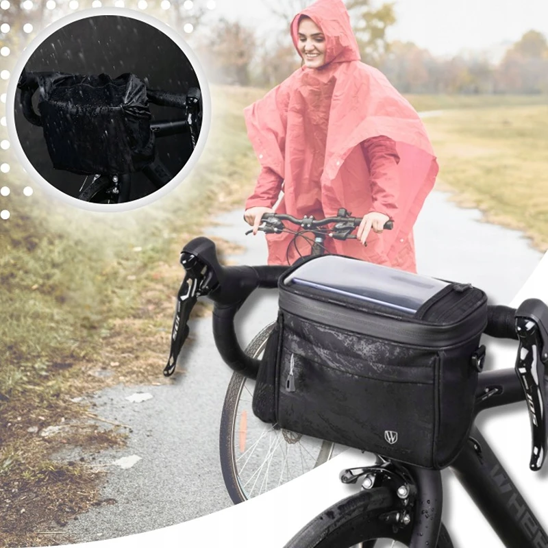 Voděodolná cyklistická brašna na řídítka Wheel UP1343