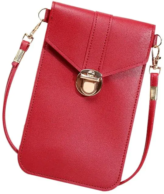 Dámská růžová kabelka na telefon