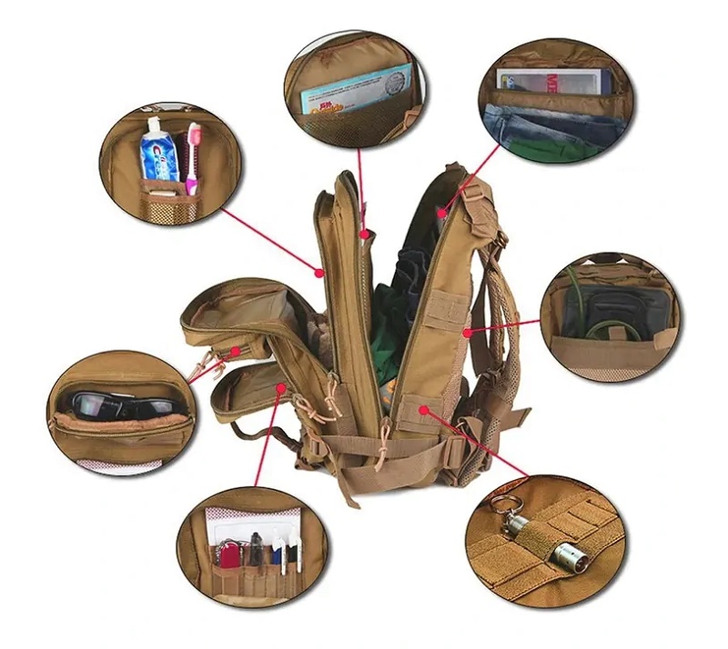 Turistický zelený batoh FOXTER RO145Z