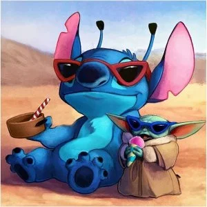 Diamantová mozaiková sada Stitch RO2067