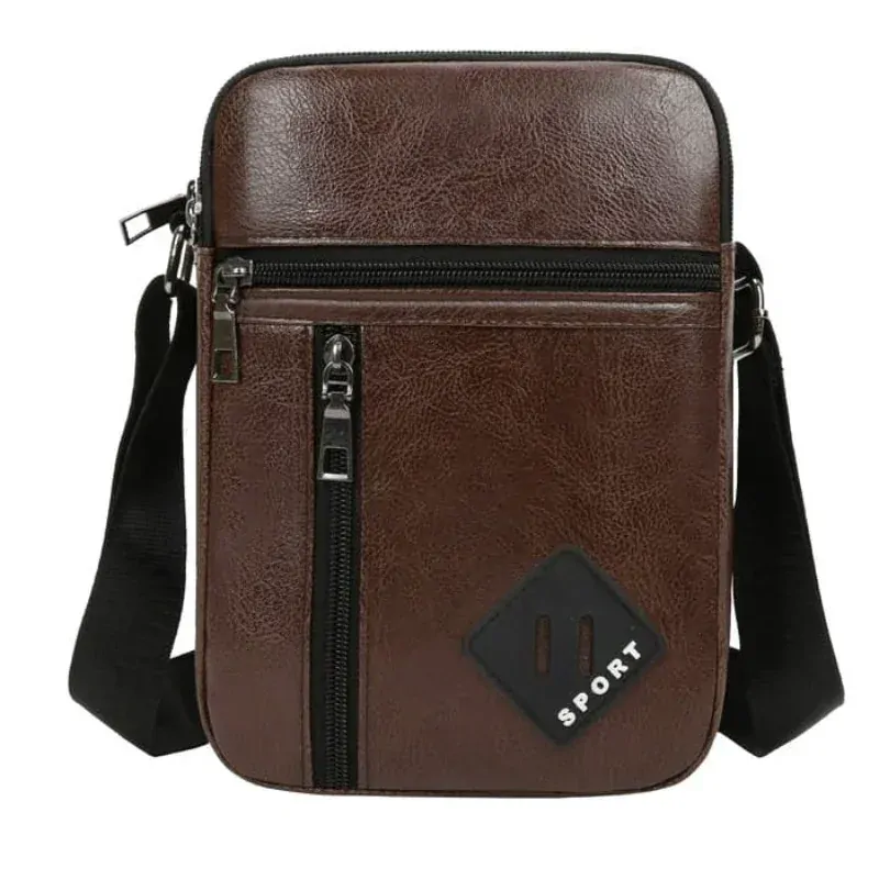 Hnědá pánská taštička přes rameno SPORT T22
