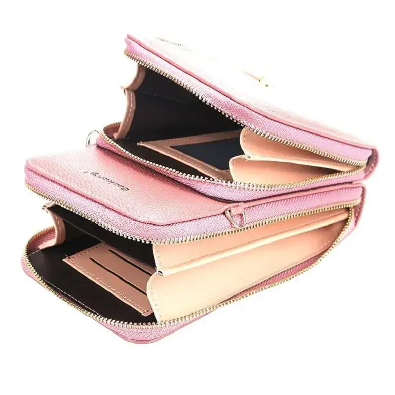 Dámská kabelka na mobil Baellerry B14 růžová crossbody