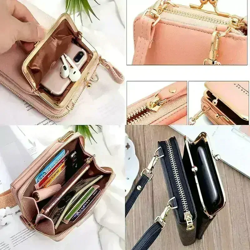 Dámská kabelka na mobil Baellerry BL1 crossbody peněženka černá