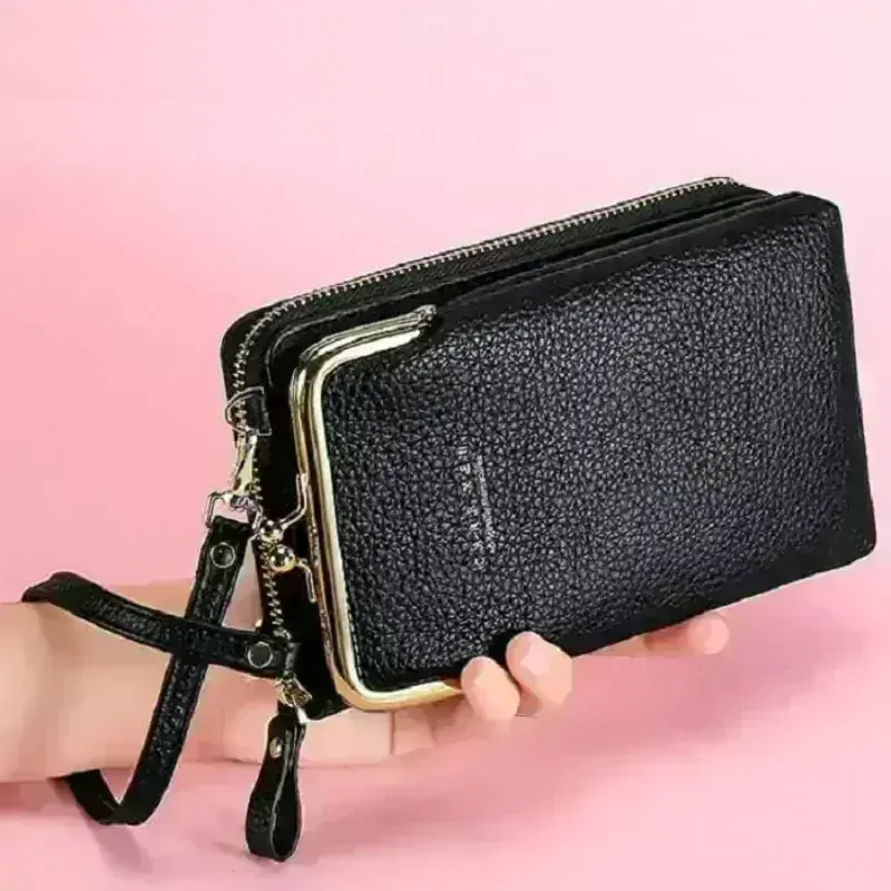 Dámská kabelka na mobil Baellerry BL1 crossbody peněženka černá