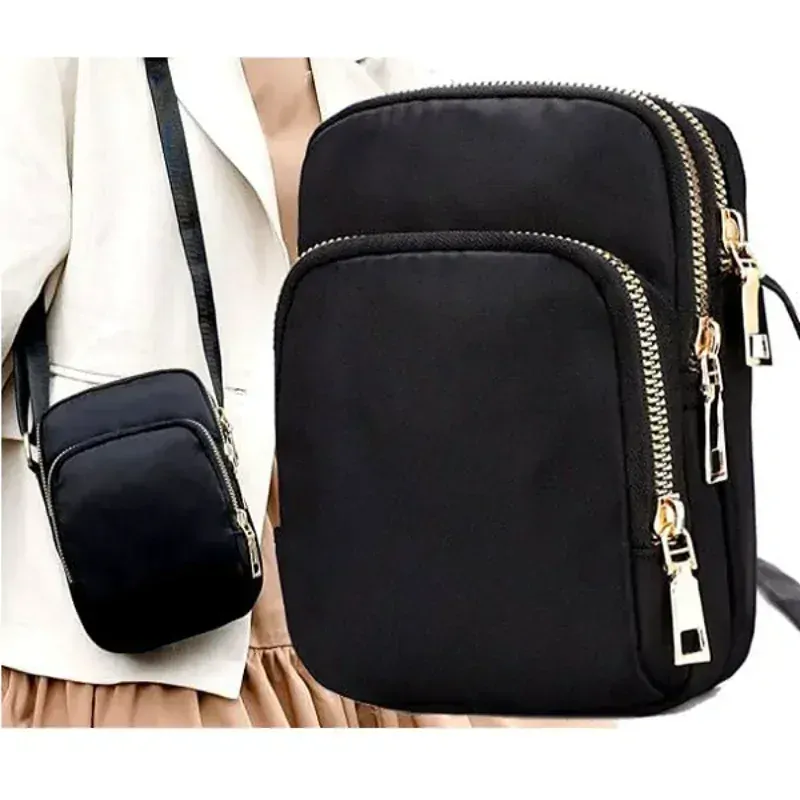 Dámská trojitá taštička přes rameno ROE39B