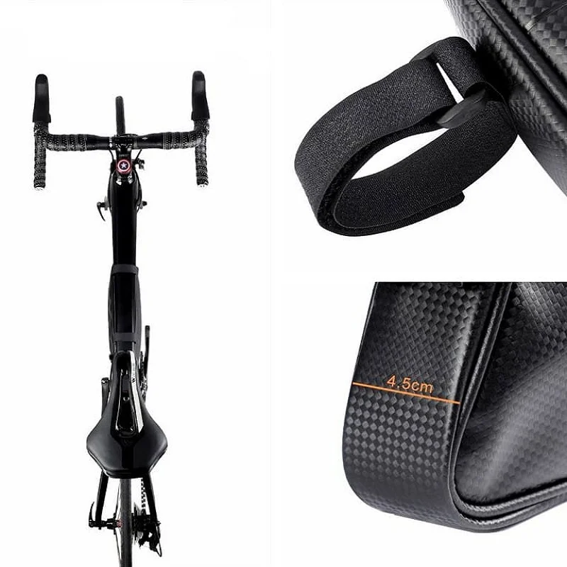 Černá brašna pod rám kola T5