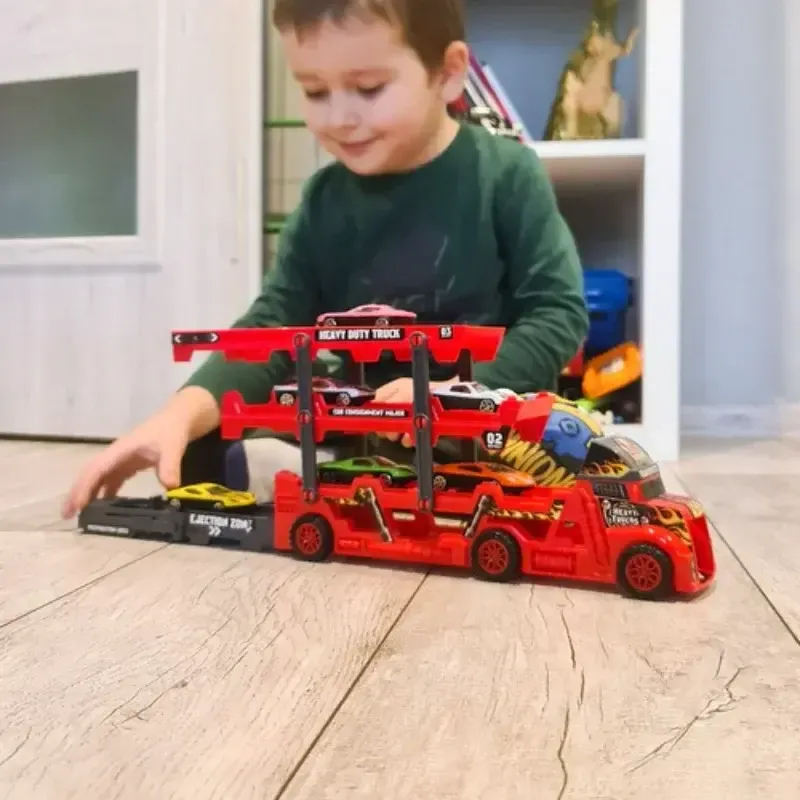 Nákladní kamion s auty Kruzzel RO22515