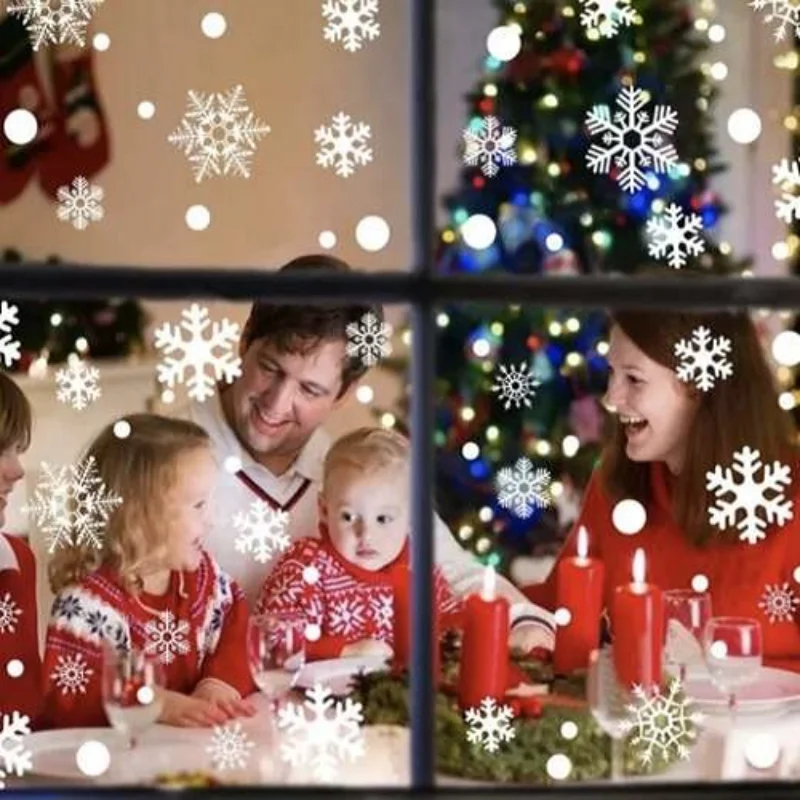 Vločky samolepky na okna RO20311