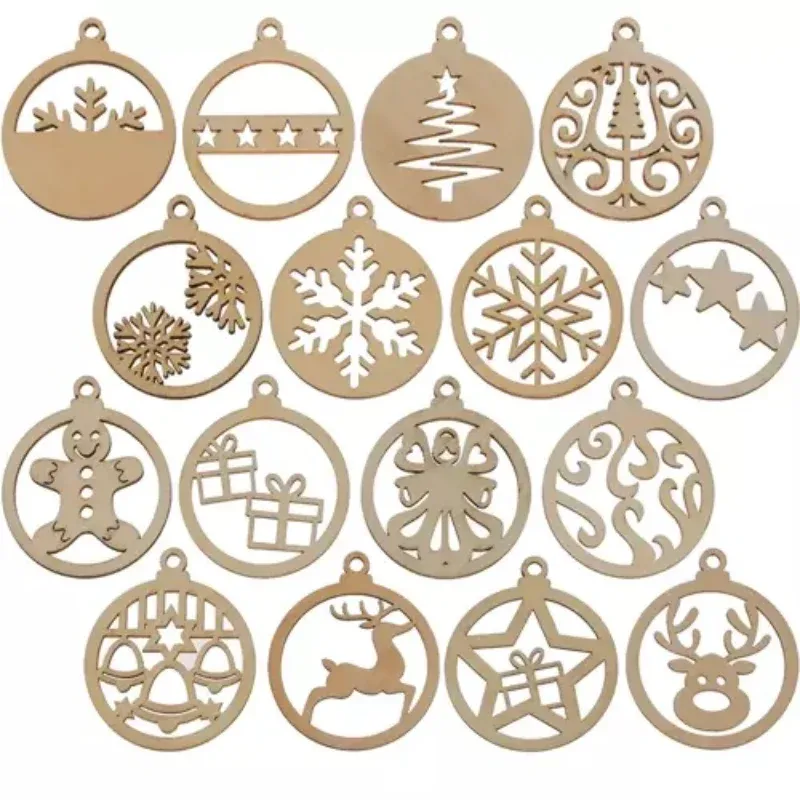 Vánoční dřevěné ozdoby Ruhhy RO19913