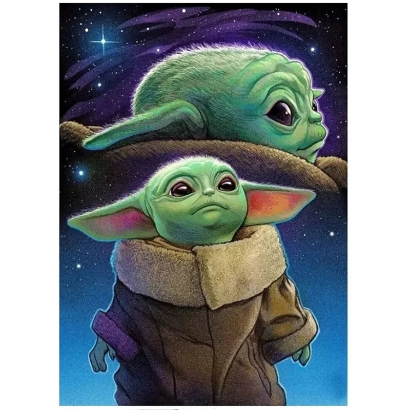 Diamantová mozaika Yoda