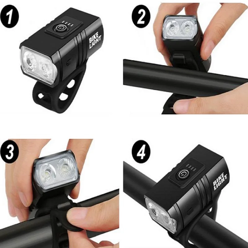 USB LED světlo na kolo BIKE RO8V