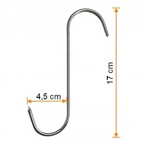 Hák na maso 17 cm