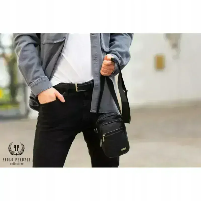 Pánská  kožená taštička na doklady PB03