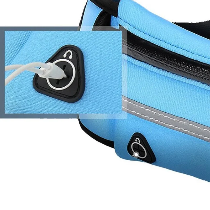 Modrá sportovní ledvinka RO153