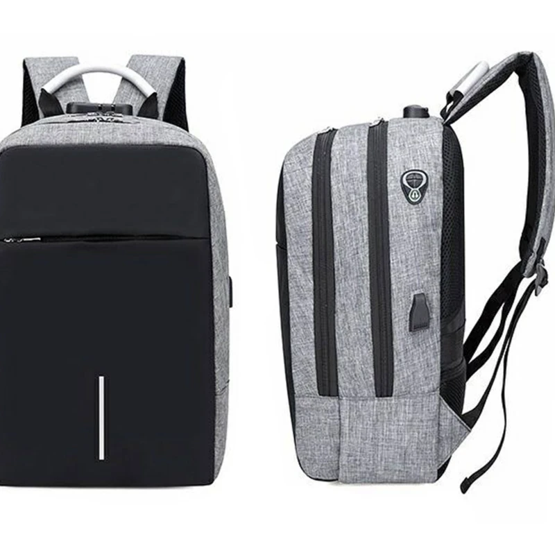 Bezpečnostní batoh na notebook BQ57S s USB portem a zámkem