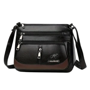 Kožená taška přes rameno - retro