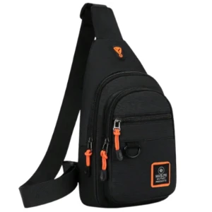 Sportovní batůžek přes rameno R109B černý