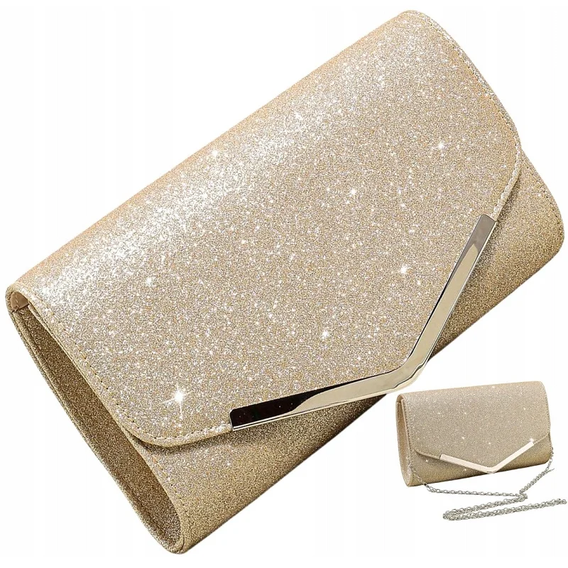 Dámská zlatá kabelka