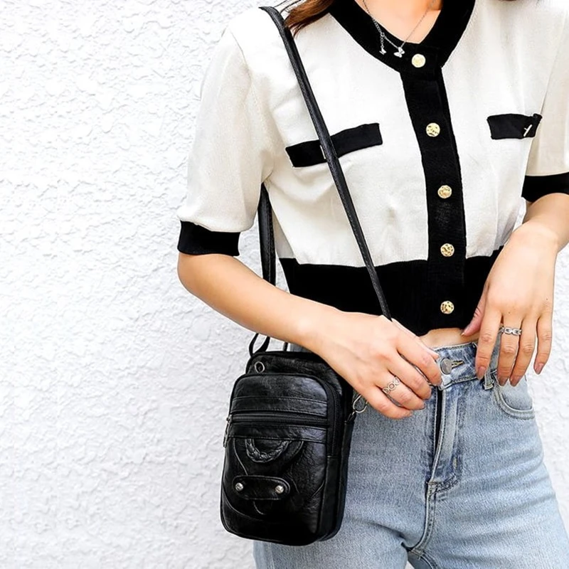 Kabelka na telefon a doklady Vintage DT01B