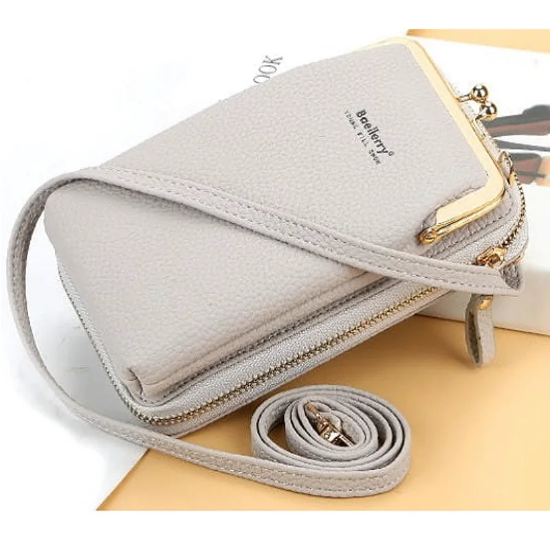 Dámská kabelka na mobil Baellerry BL1S crossbody malá šedá