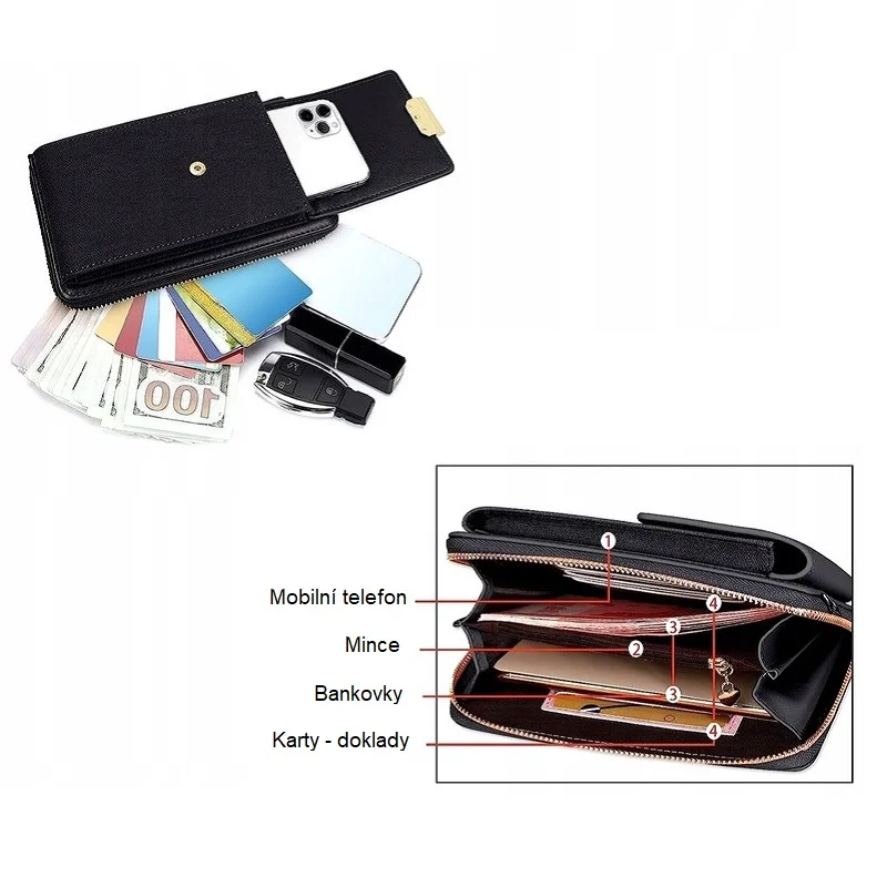 Dámská taštička na telefon ARBEL RO93