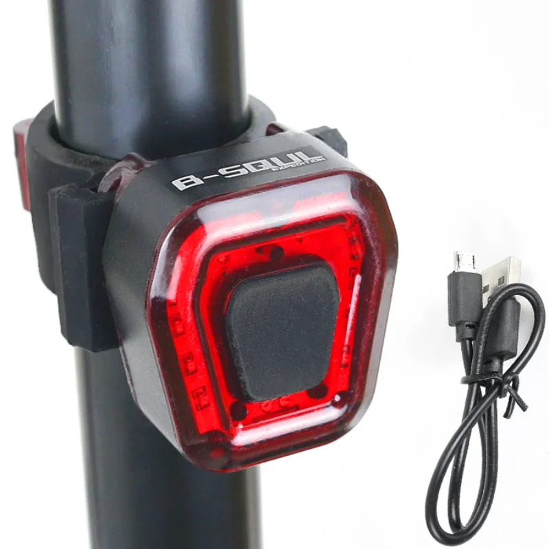 Zadní USB světlo na kolo B-SOUL XJ50
