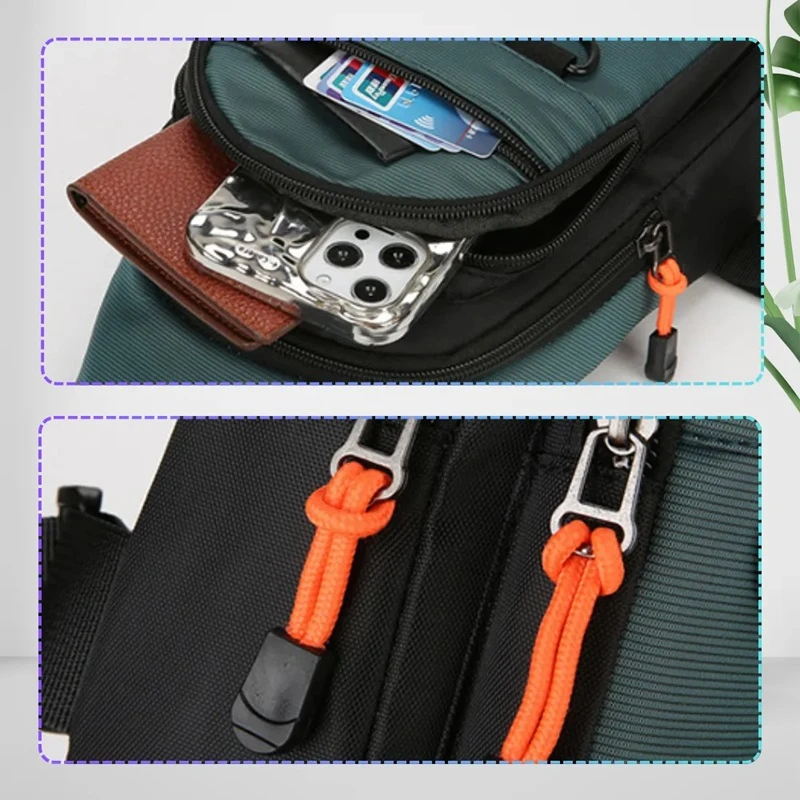 Pánský batoh přes rameno R109Z zelený