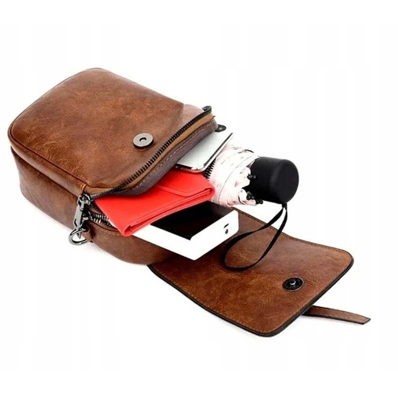 Dámská boho kabelka DK11 hnědá crossbody přes rameno