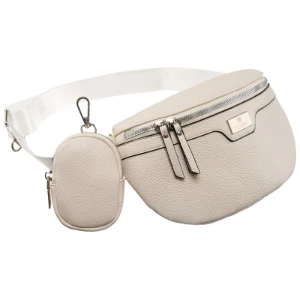 Bílá crossbody ledvinka ALE-8W