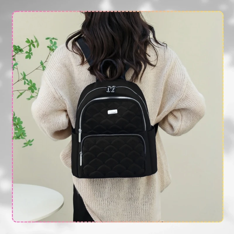 Prošívaný dámský batoh DB22