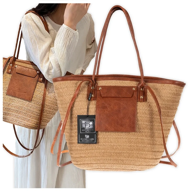 Velká slaměná taška BB1