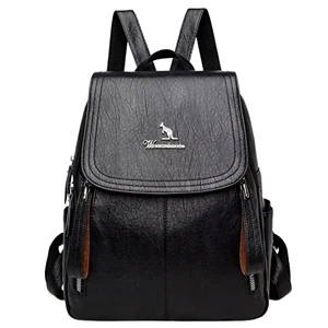 Módní kožený dámský batoh DB18