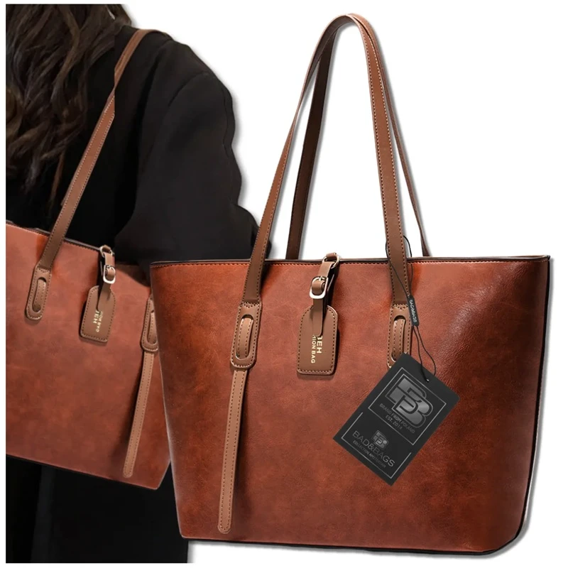 Velká kožená kabelka BB22