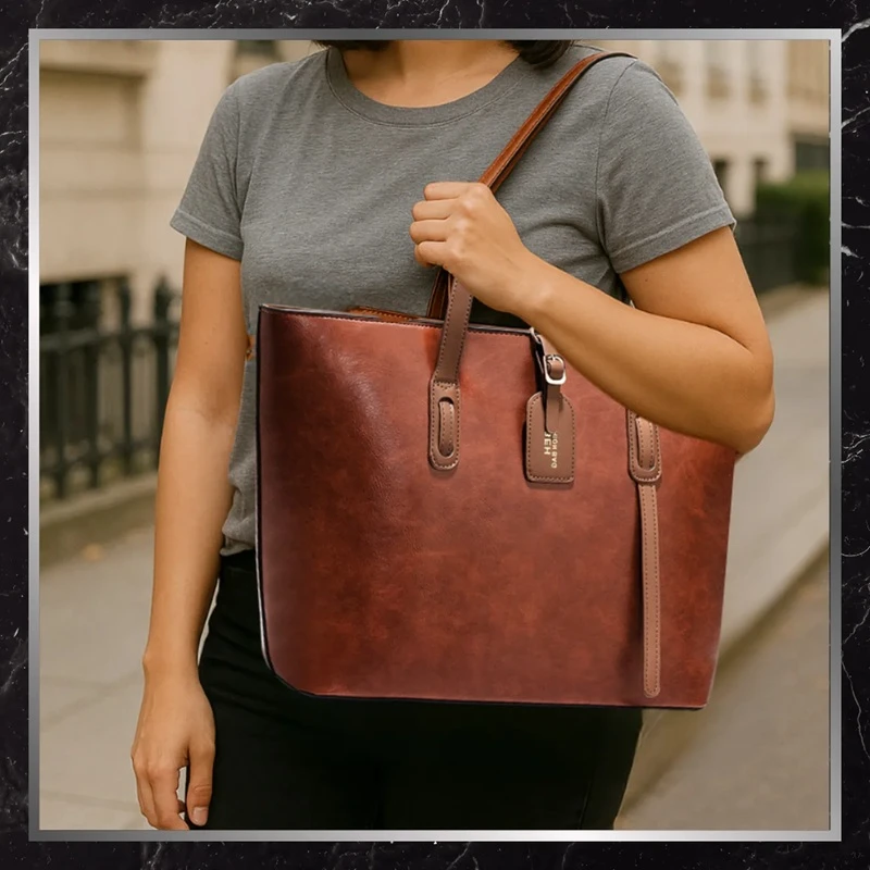 Velká kožená kabelka BB22