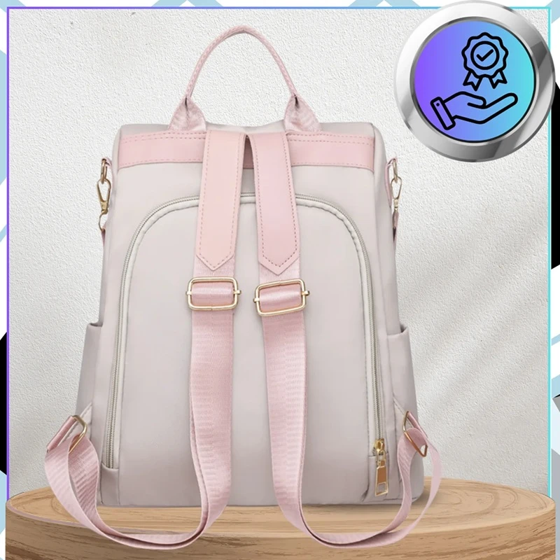 Béžový dámský batoh RO105Be