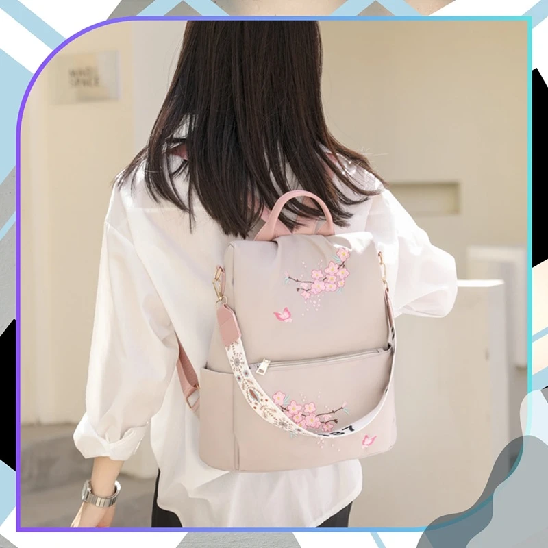 Béžový dámský batoh RO105Be