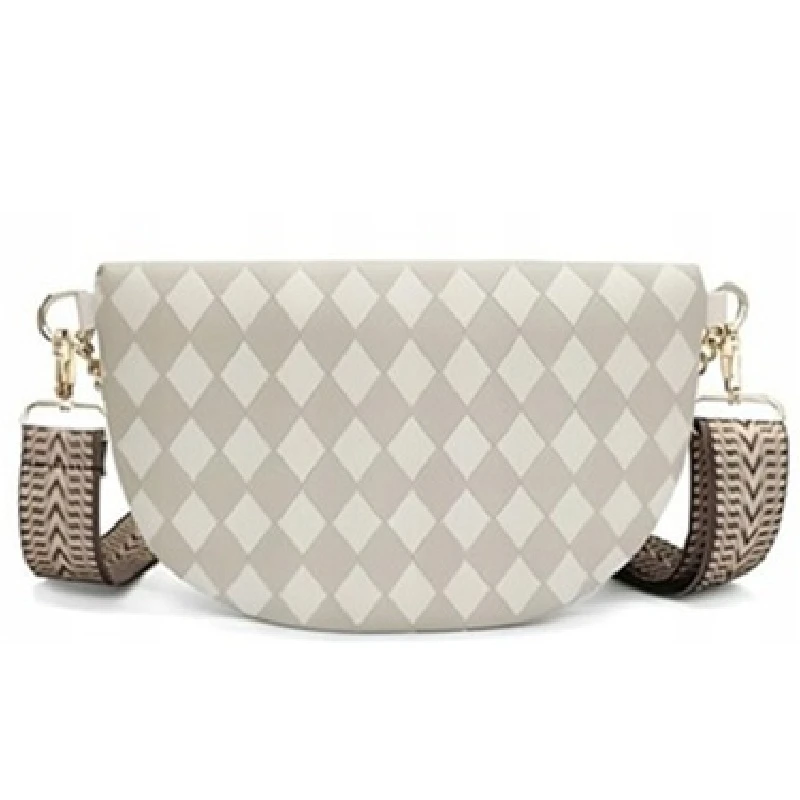 Béžová crossbody ledvinka GP98