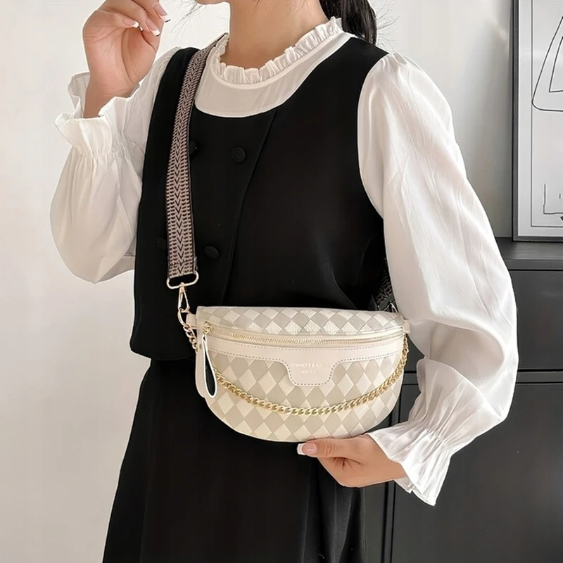 Béžová crossbody ledvinka GP98