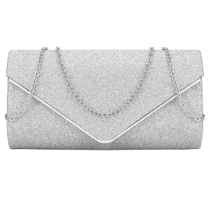 Stříbrná plesová kabelka PS135