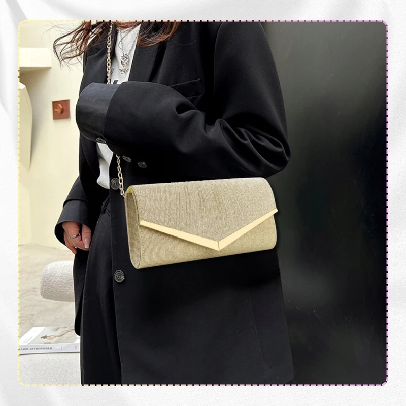 Společenská kabelka PS98Z zlatá