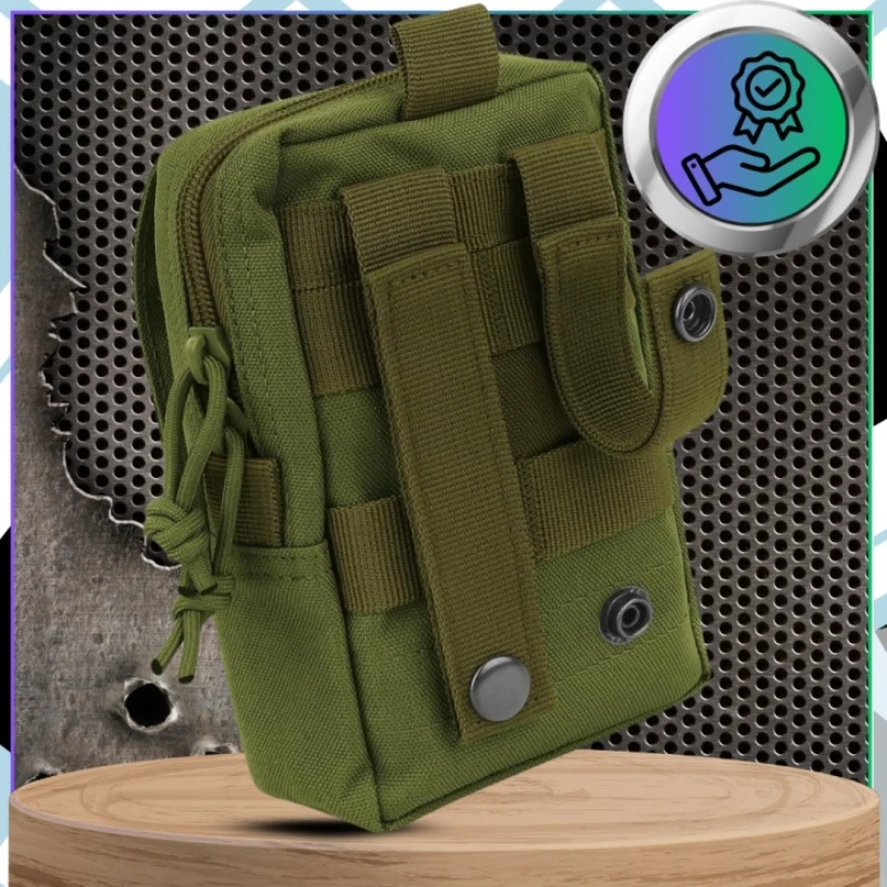 Zelená vojenská taštička na opasek R127