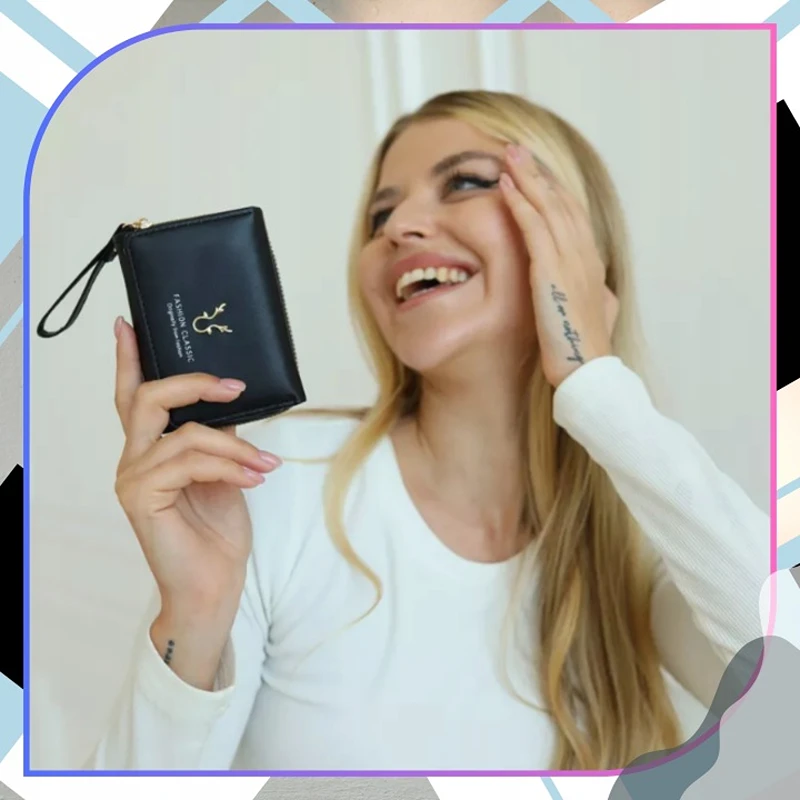 Malá dámská peněženka Fashion ROC14 černá