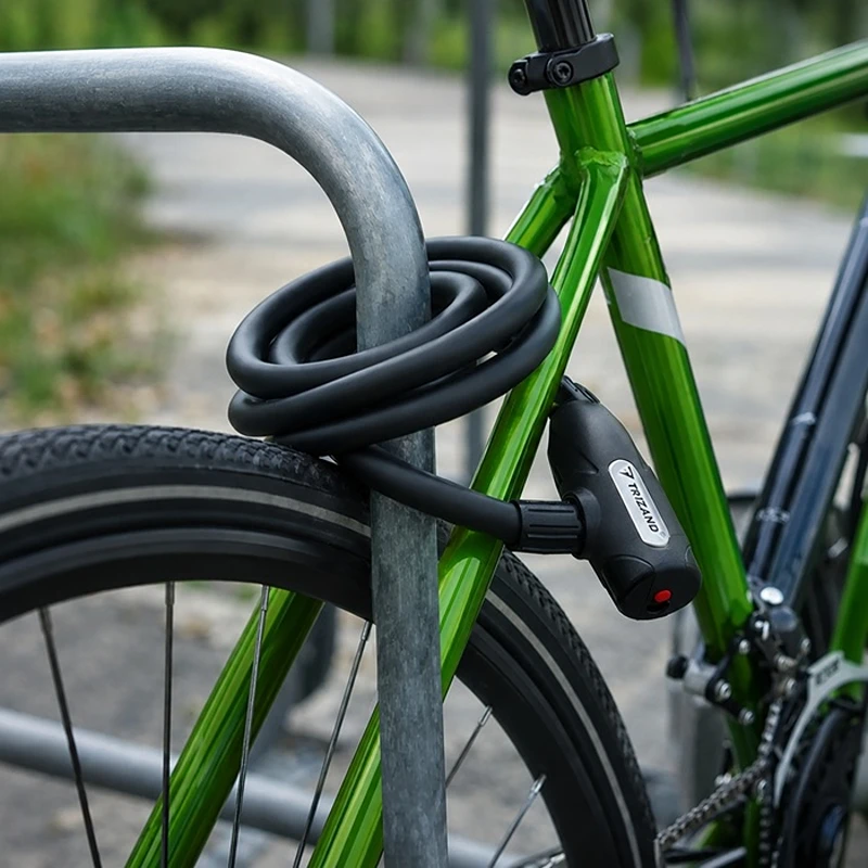 Cyklistický zámek na kolo Trizand 27614 150 cm – ocelové lano 12 mm