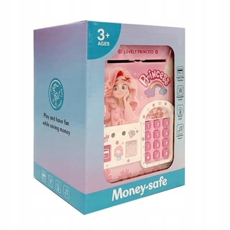 Dětská elektronická pokladnička PRINCESS růžová